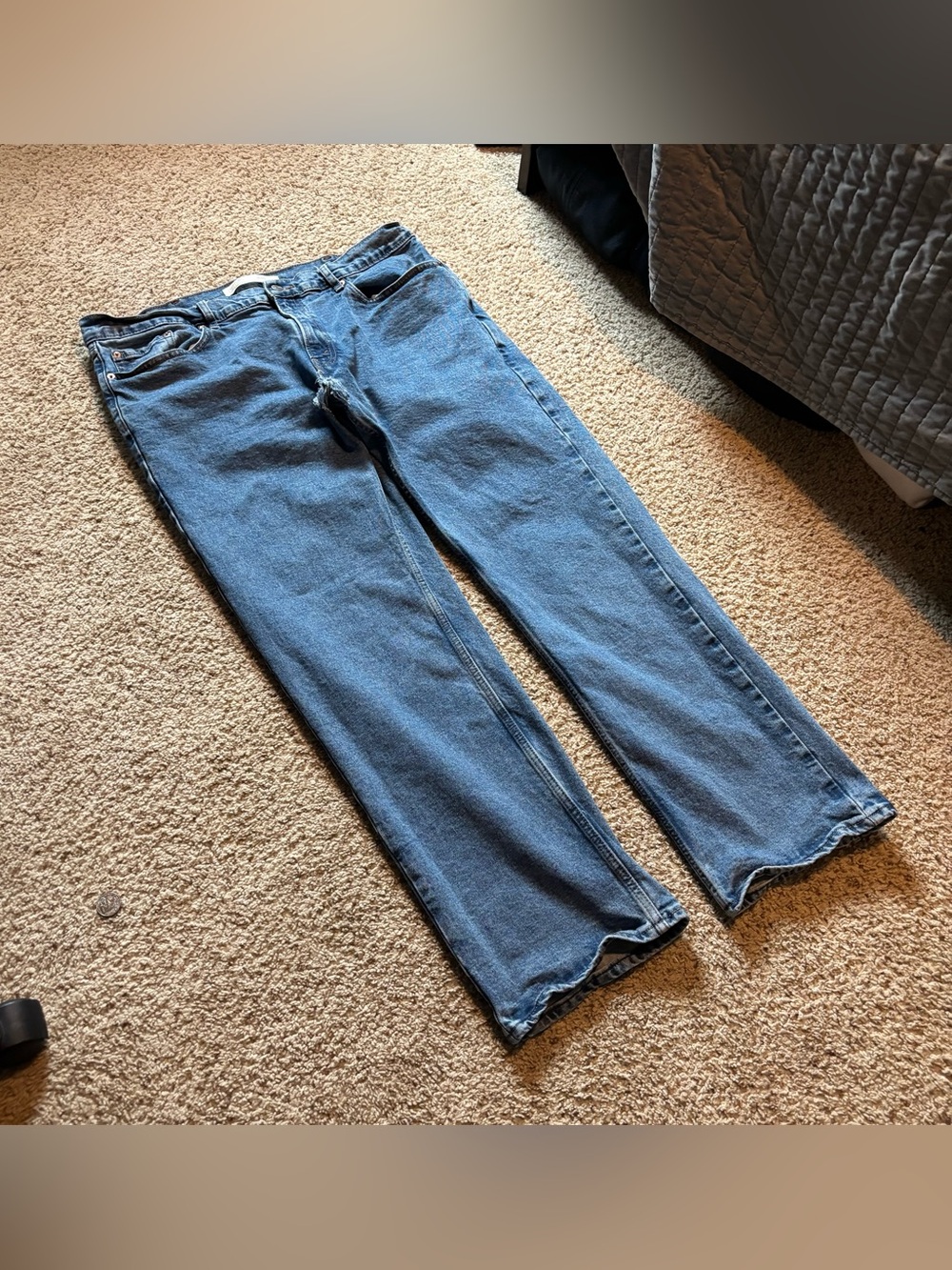 Signature by Levi Strauss Gold Label Blue Jeans 40x32 Straight Leg